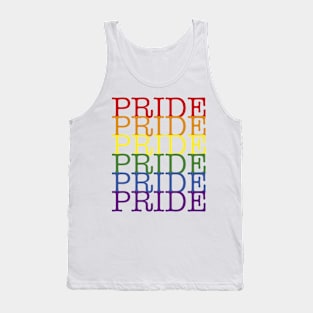 PRIDE PRIDE PRIDE Tank Top